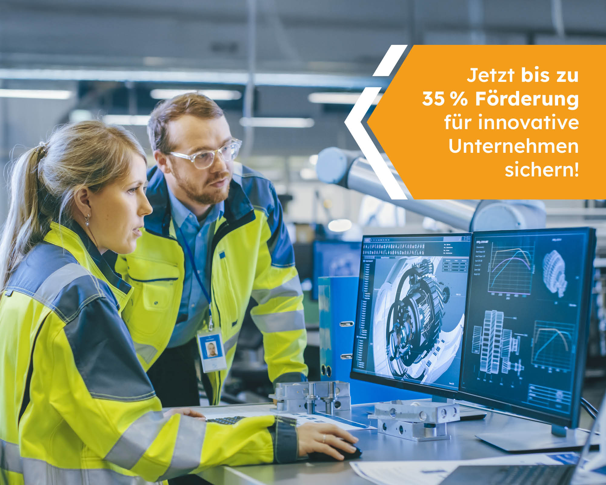 Jetzt bis zu 35% Förderung für innovative Unternehmen sichern!