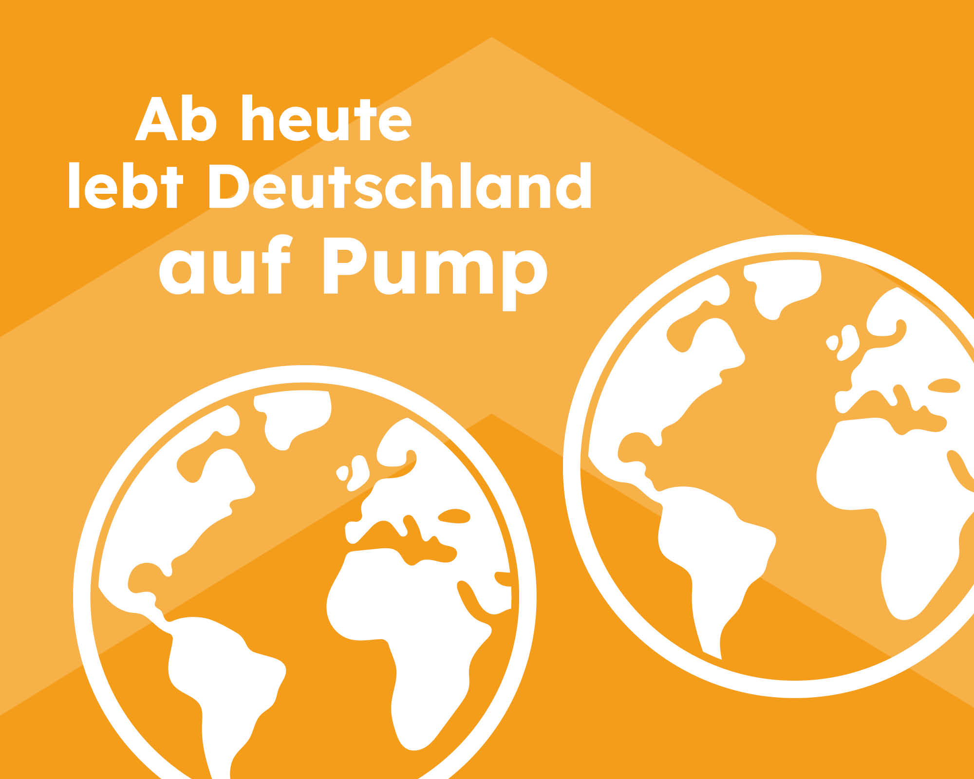 Ab heute lebt Deutschland auf Pump